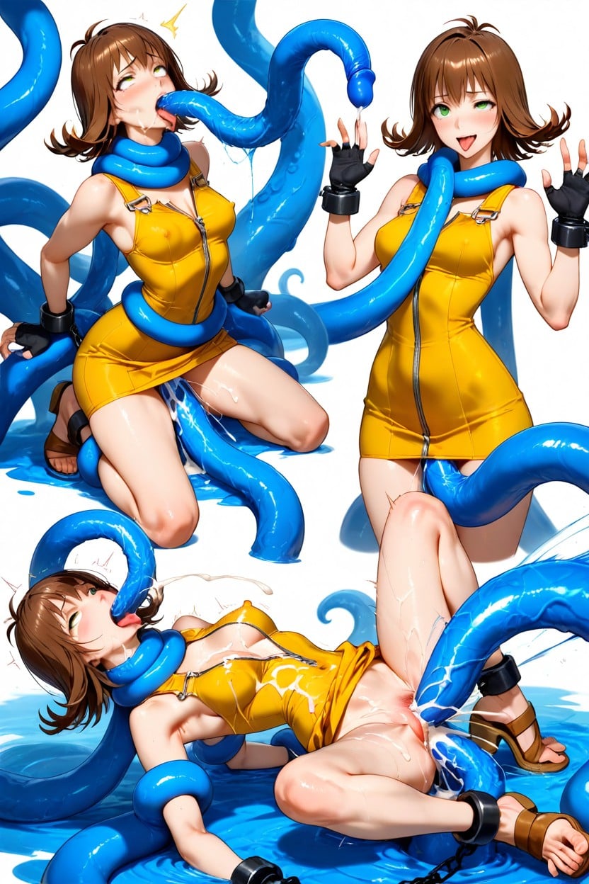 Tirer La Langue, Maigre, Separeted Layout Porno IA Hentai