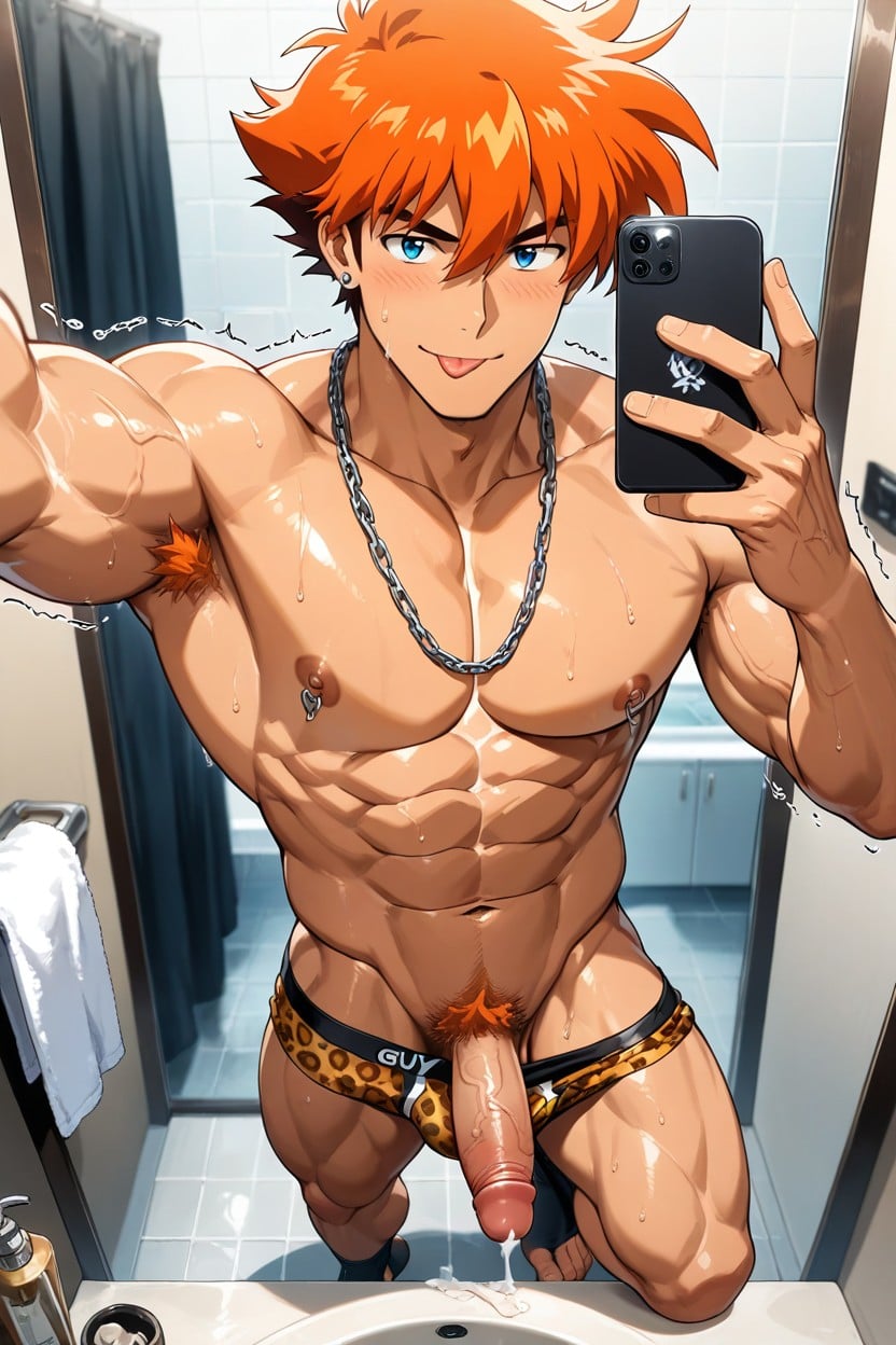 Nude, Holding, 25+ AI Gay Porn