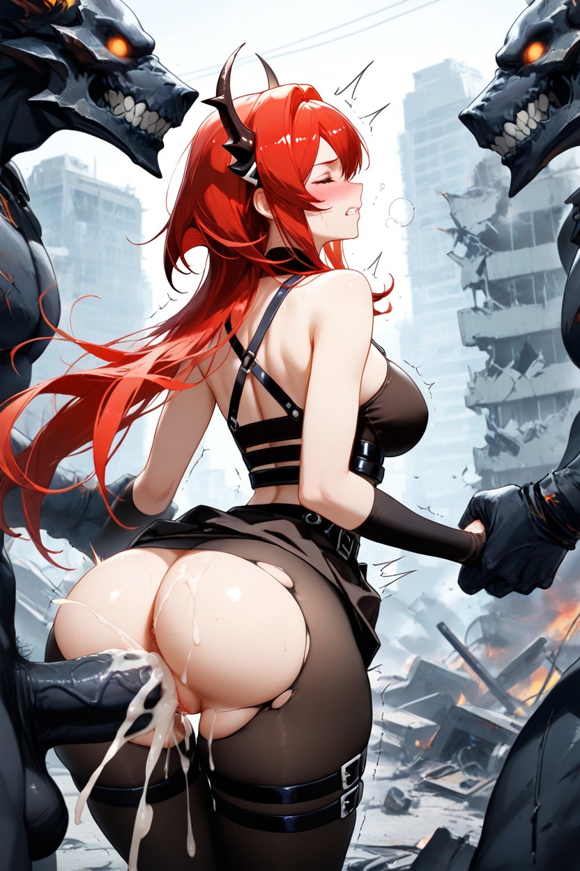 Rough Sex, Shaking Orgasm, Round Ass ヘンタイAIポルノ