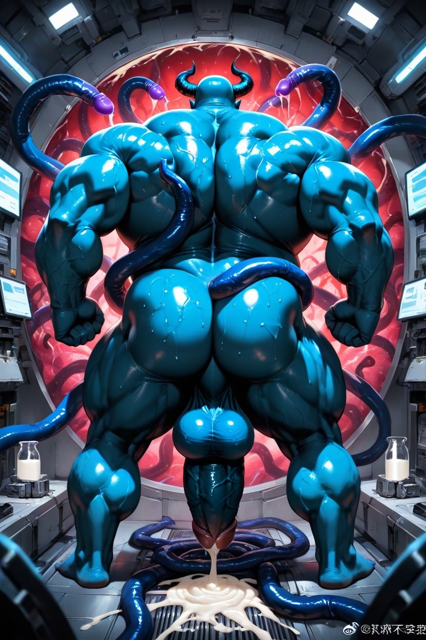 Large Pecs, Worried, 18+ AI Gay Porn