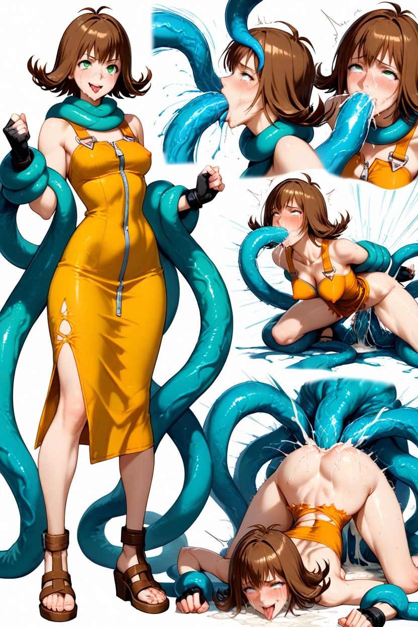Angry, Light Abs, Mega Tall Xs Body Hentai AI Porn
