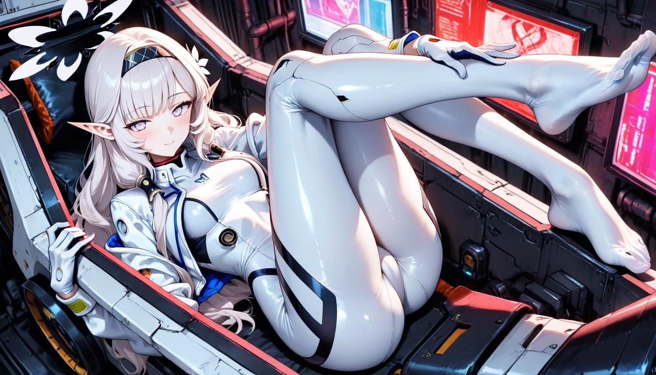 Leg Is Times Longer Than Head, Ultraleanlegs, Mecha Goggles Attachment Hentai AI Porn