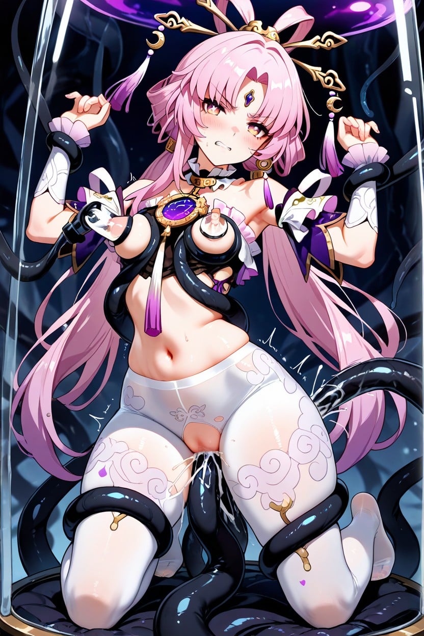 Crop Top, Feminine, In Laboratory Hentai AI Porn