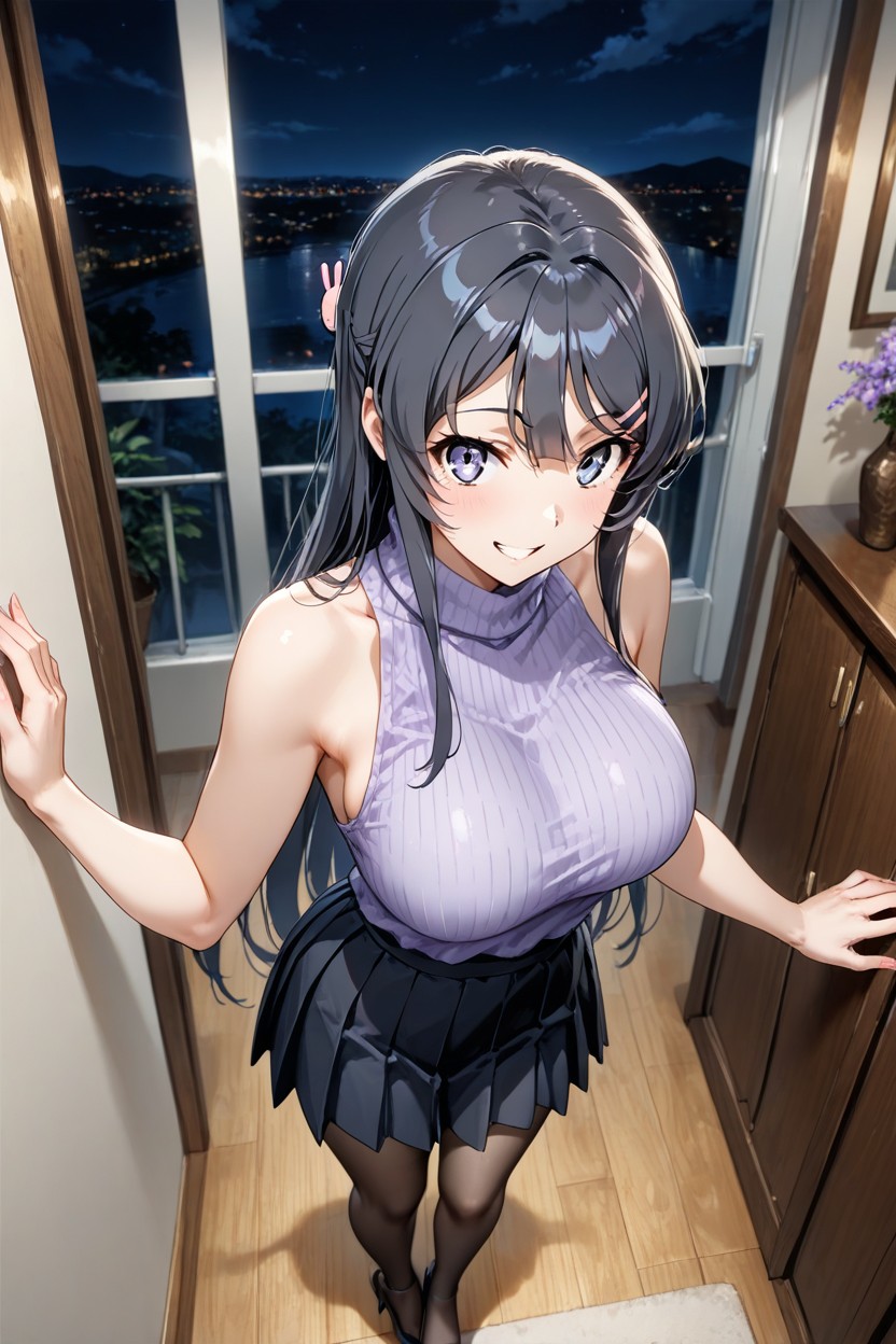 Ultra Detailed, Hands Straight, Straight Back Hentai AI Porn