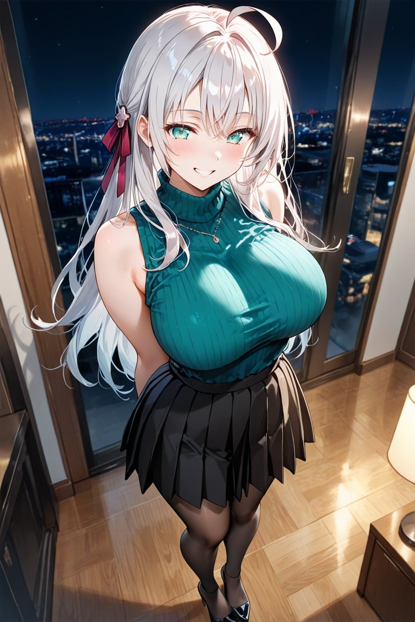 Breast High, Firm Breasts, Night Hentai AI Porn