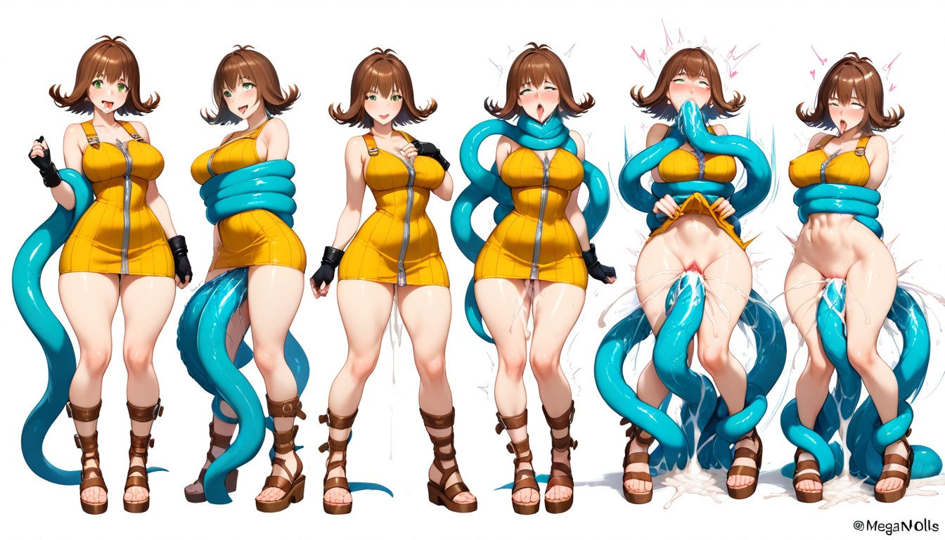 Ahegao, Hourglass Figure, 25+ Hentai AI Porn