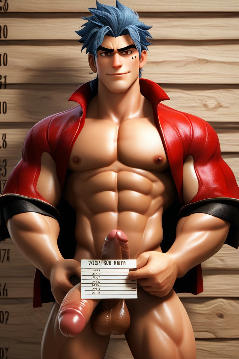 Slouch, Smooth Skin, Smirk AI Gay Porn