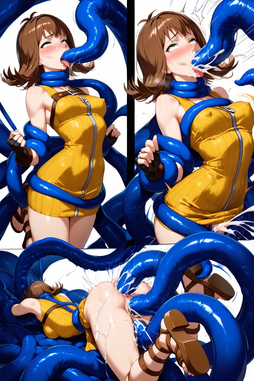 Detailed Hands, Detailed Skin, Matching Fingerless Gloves Hentai AI Porn