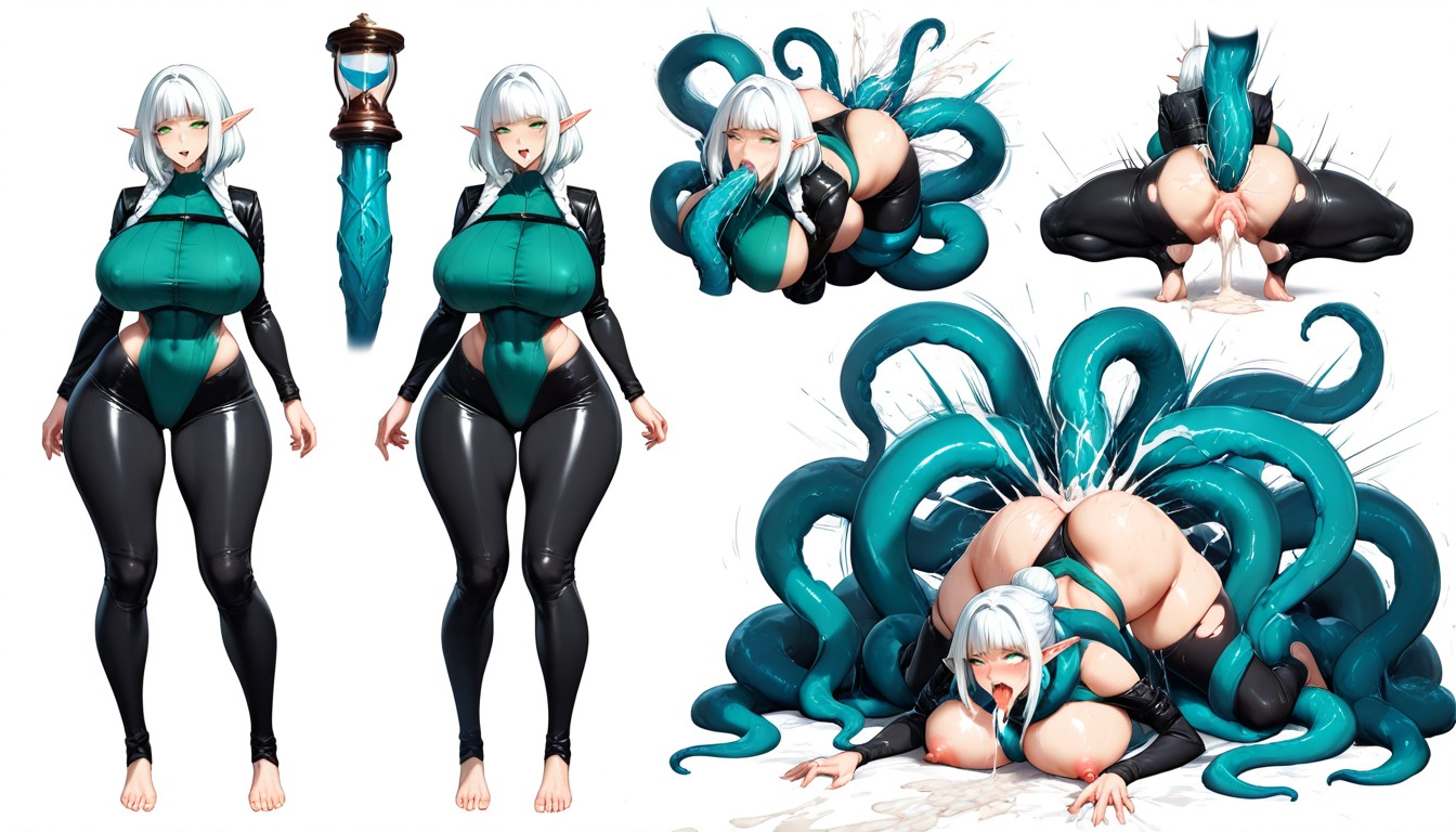 Detailed Feets, Dynamic Composition, Slightly Spread Toes Hentai AI Porn