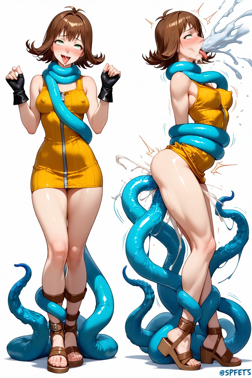 Green Eyes, Detailed Lighting, Consistent Character Proportions And Lighting Hentai AI Porn
