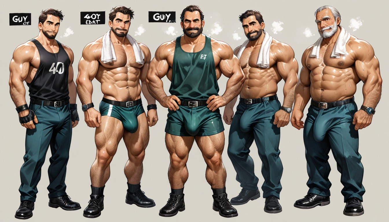 Big Ball, Work Clothes, Burly Porno gay IA