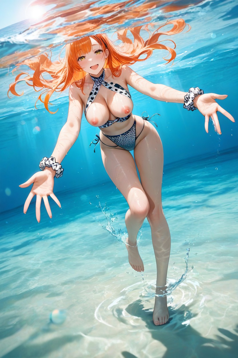 Front View, Ginger Hair, No Extra Fingers Hentai AI Porn