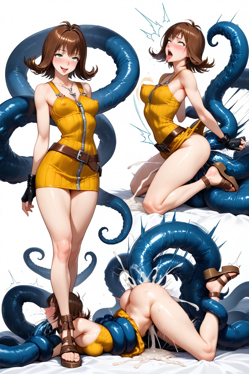 Detailed Feets, Small Ass, Deep Thrust Hentai AI Porn