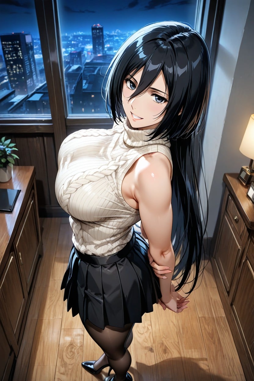 Rounded Breast, Skinny, Medium Ass Hentai AI Porn