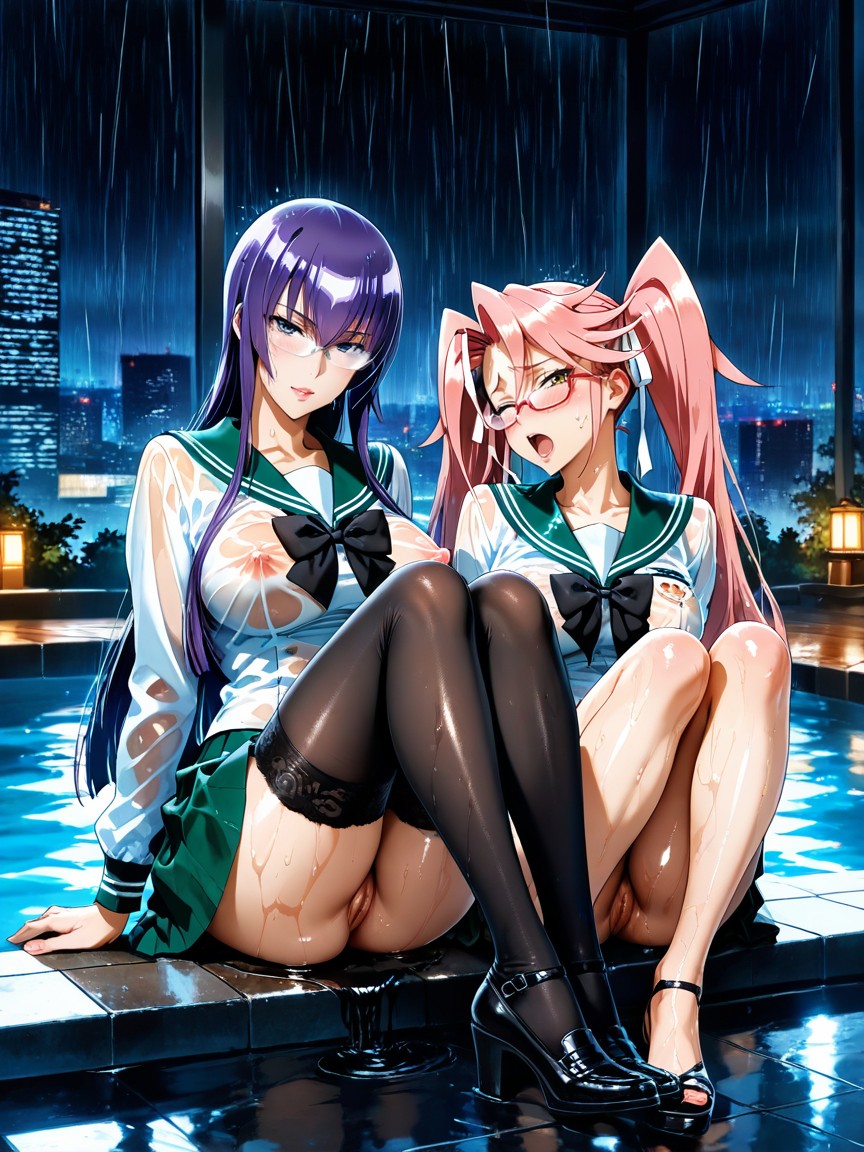 Extreme Moaning, Fully Clothed, Erect Nipples Hentai AI Porn