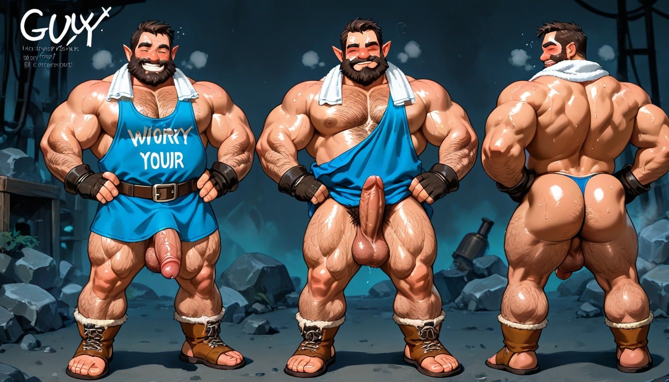 Regs, Gay, Arm Hair AI Gay Porn