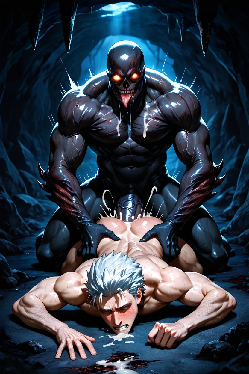 Motion Lines, 25+, Dark AI Gay Porn
