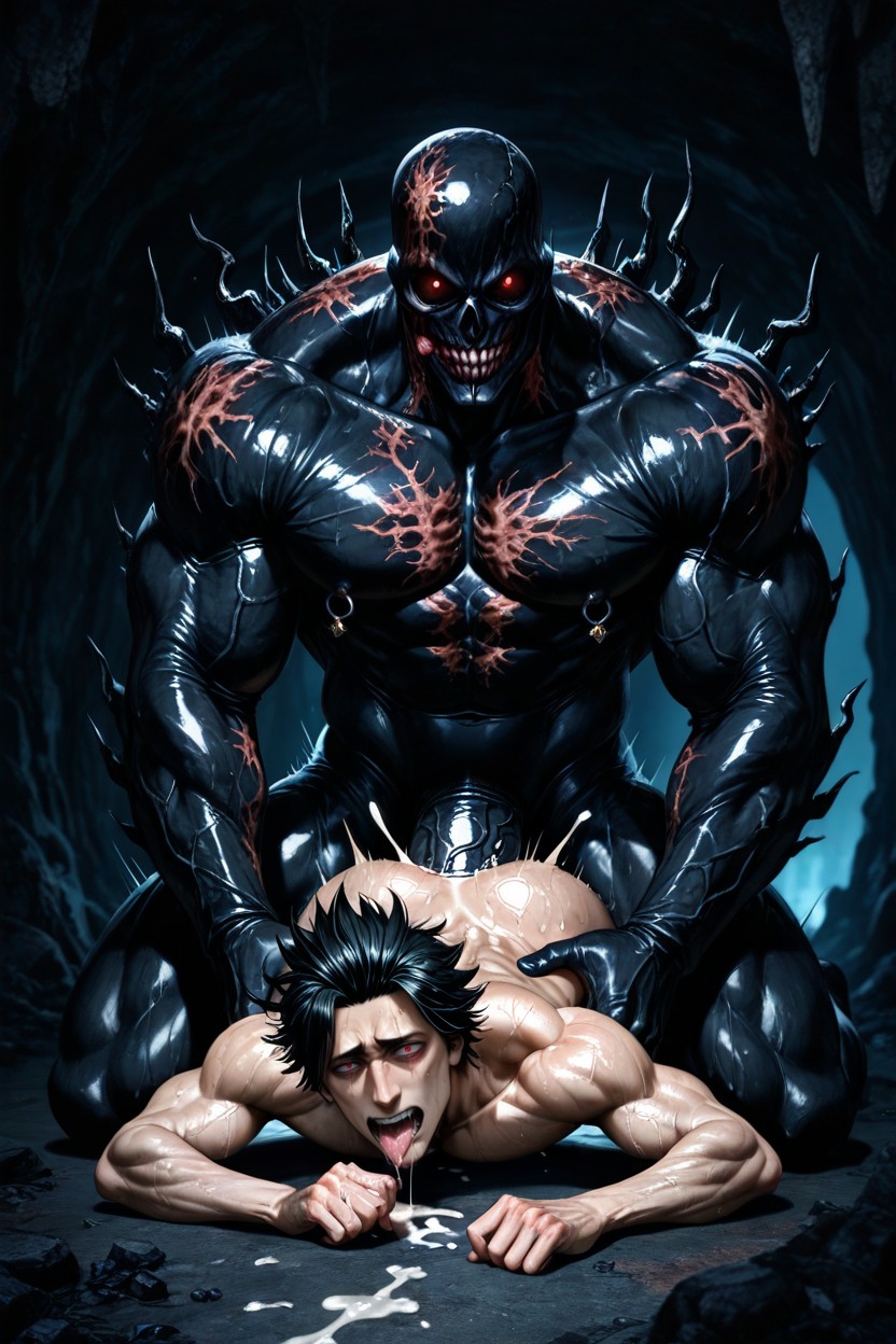 Massive Ass, Sweaty Skin, Focused Lighting AI Gay Porn