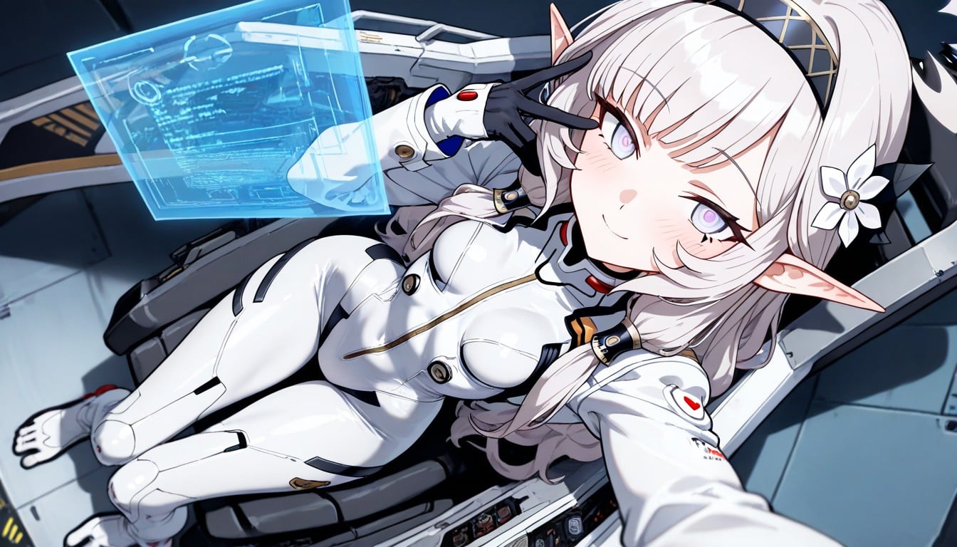 Solo, Cyberpunk Style Headband, Detailed Face Hentai AI Porn