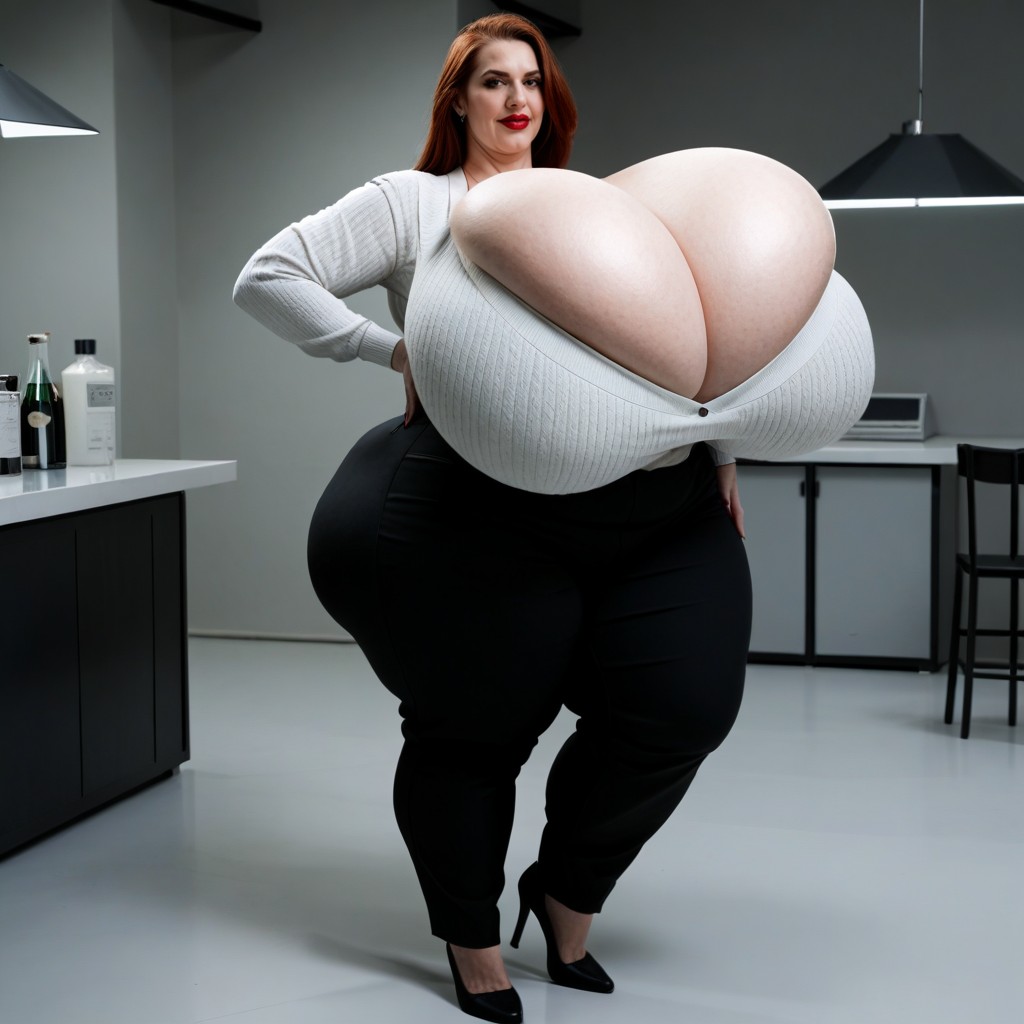 Colossal Breast, Large Ass, Ssbbw AI Porn