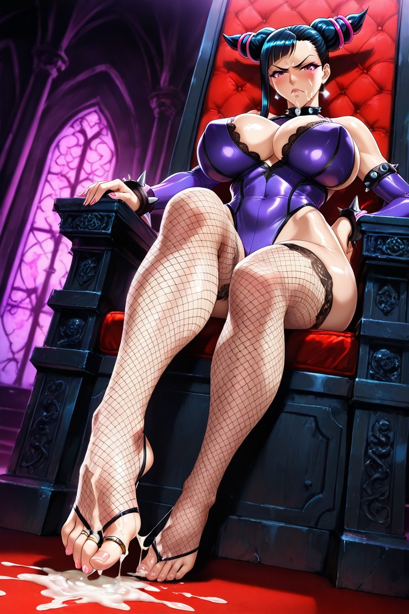 Leg Bent, Long Toes, Leotard Hentai AI Porn