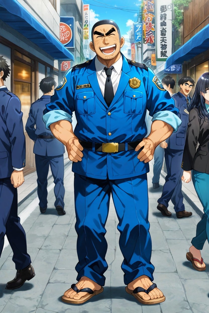 Bangs, Hands On Hips, Tokio AI Gay Porn
