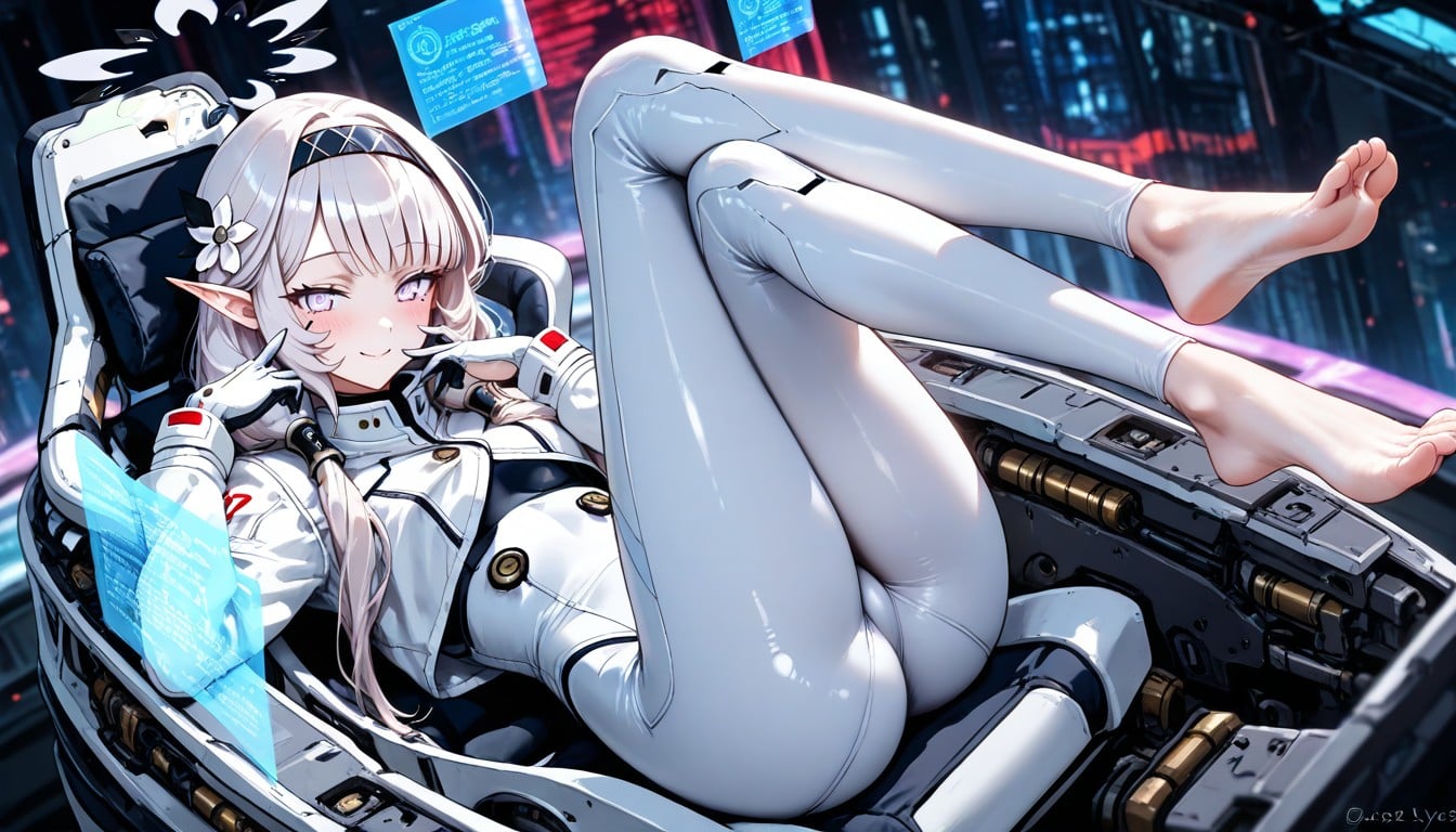 Ultraskinny Thigh, Detailed Face And Hands, Highres Hentai AI Porn