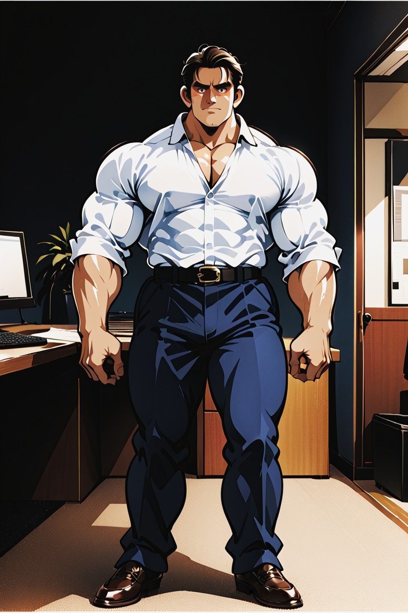 Dilf, Perfect Muscles, Perfect Muscles AI Gay Porn