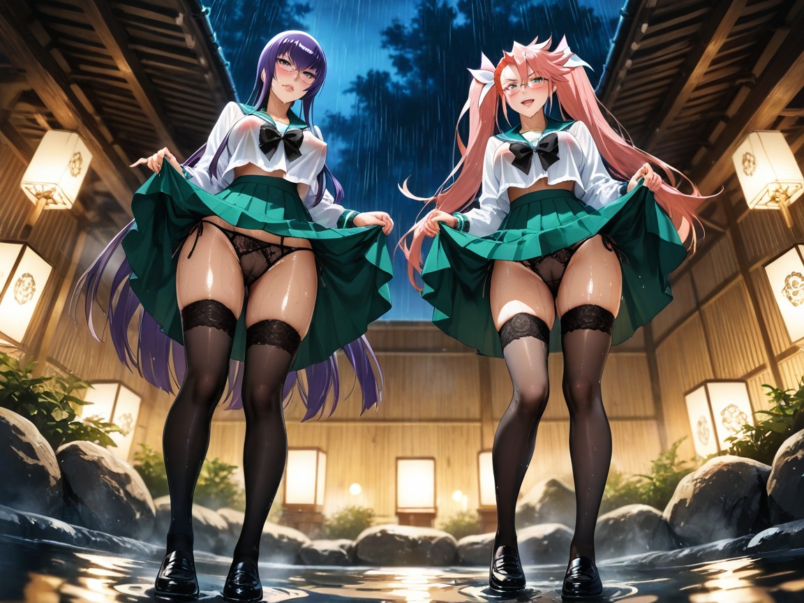 Mischievous, Black Bowtie, Realistic Artstyle Hentai AI Porn