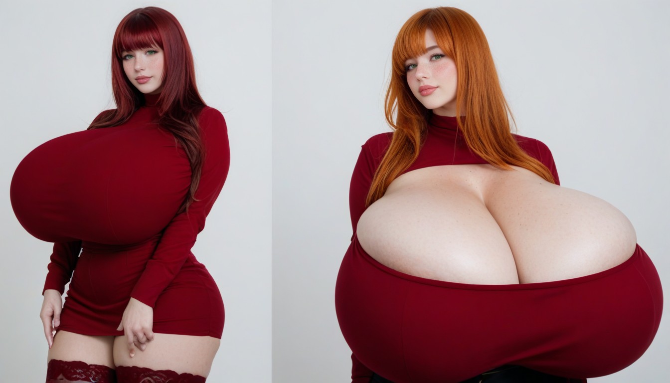 Ginger, Thick, Bust Shot AI Porn