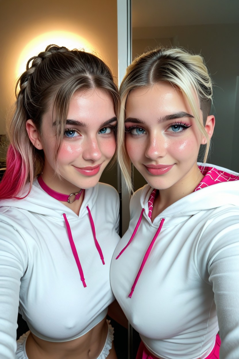 Model, Bobcut, Soft Light AI Porn