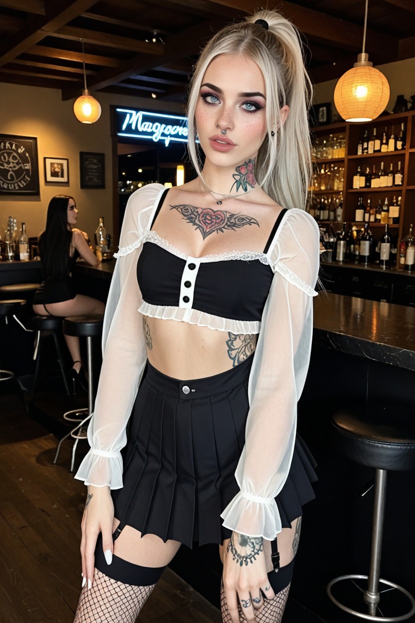 Extreme Slight Build, Soft Delicate Features, Perfect Lips AI Porn