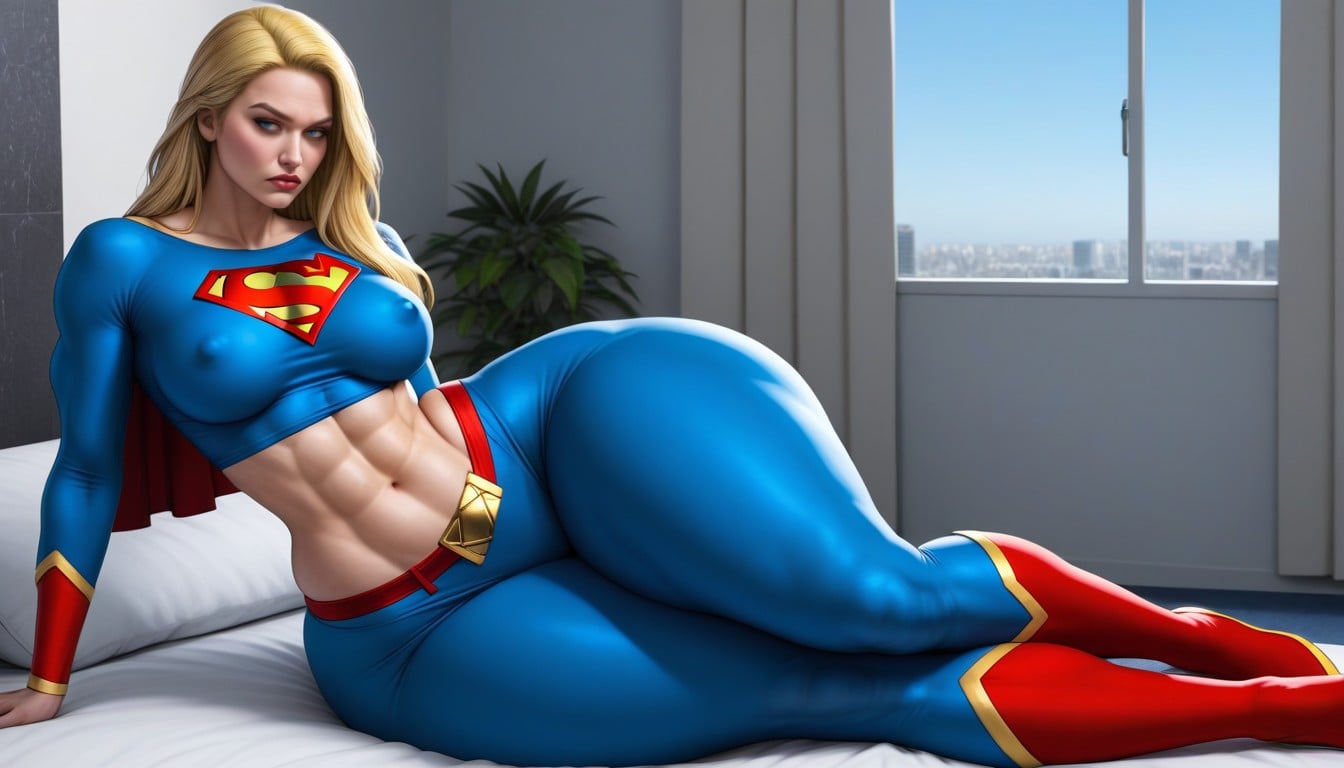 Bored, Blue Tight Top, Hyper Hips AI Porn