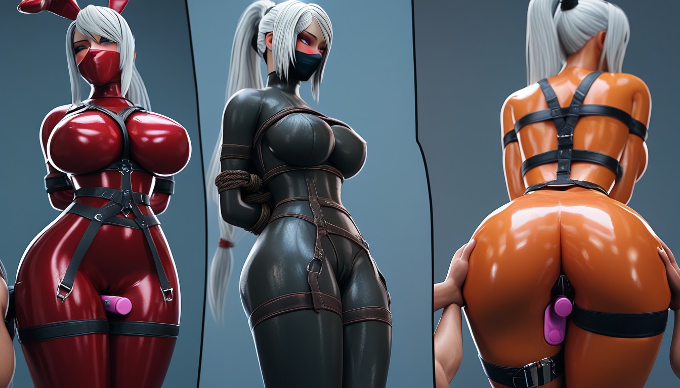 Form Fitting Clothes, Blushing Heavily, Pegging Hentai AI Porn