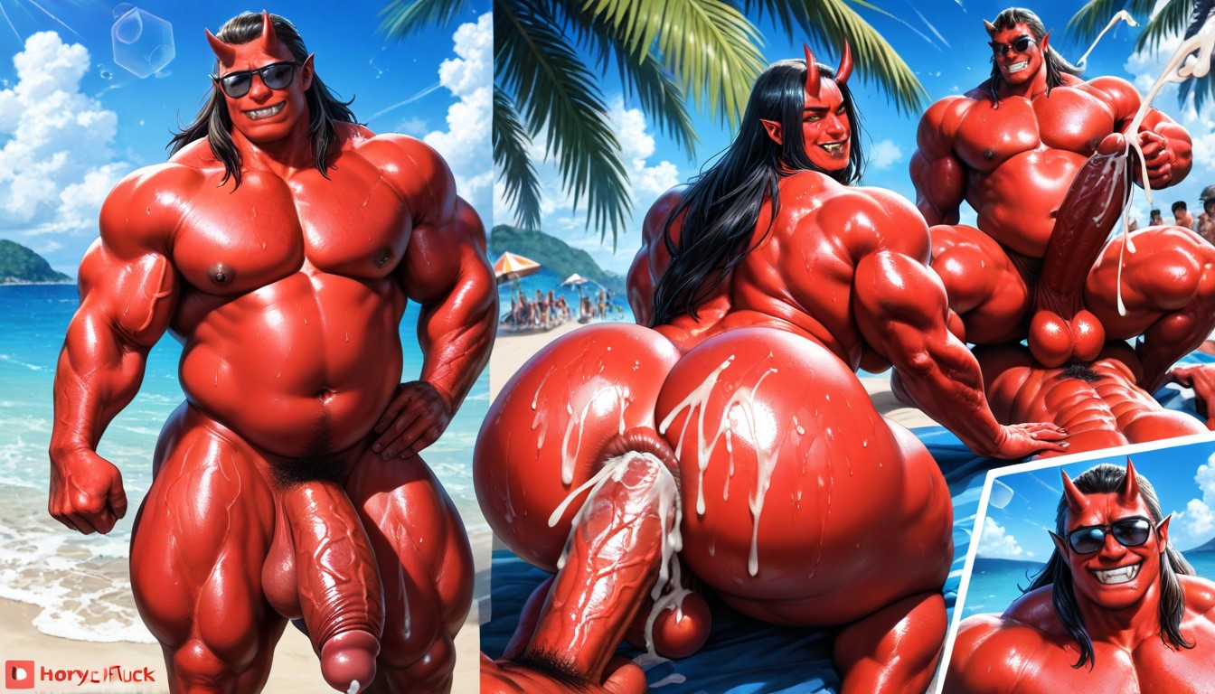 Oversized Cocks, Hyper Cocks, Harem AI Gay Porn