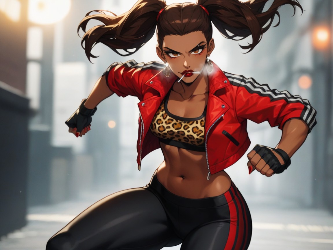 Scoundrel Role, Tight Round Form, Gapped Thighs Hentai AI Porn