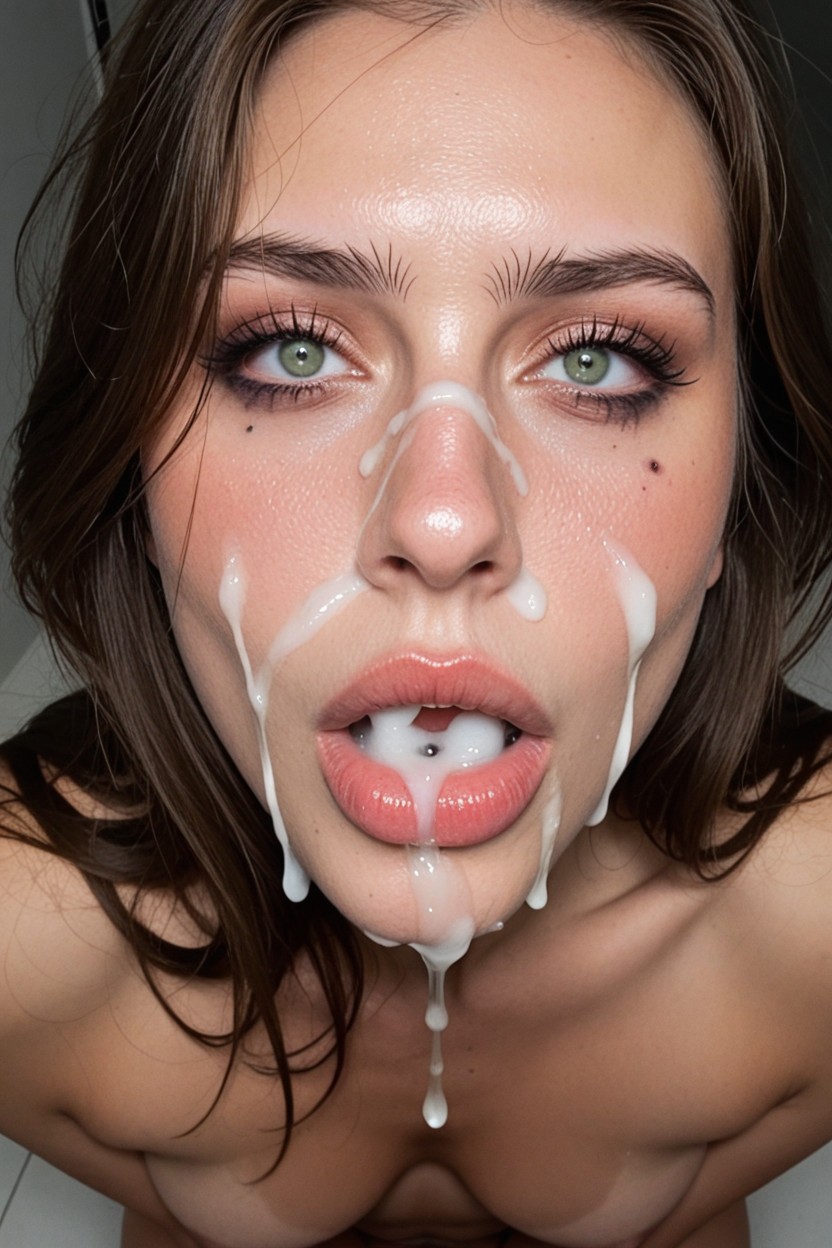 Cumshot, Bukkake, Naked AI Porn