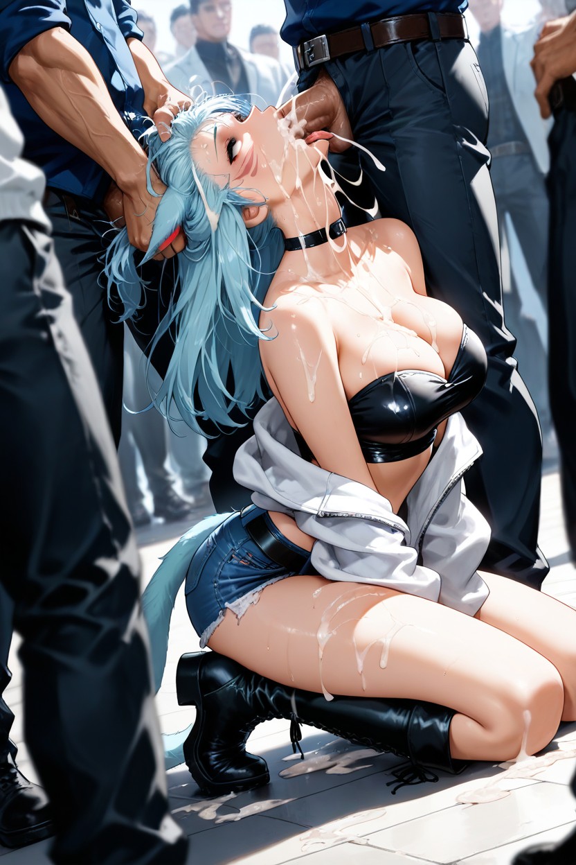 Extreme Salive, Lips, Miqo Te From Final Fantasy Xiv Hentai AI Porn