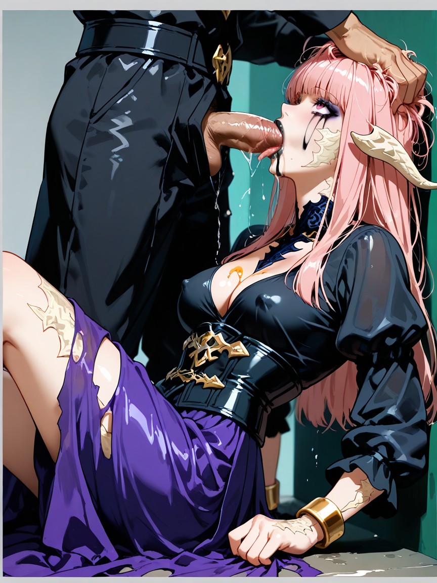 Wet Cloth, Ripped Cloth, Man Take Hair With Him Hands Hentai AI Porn