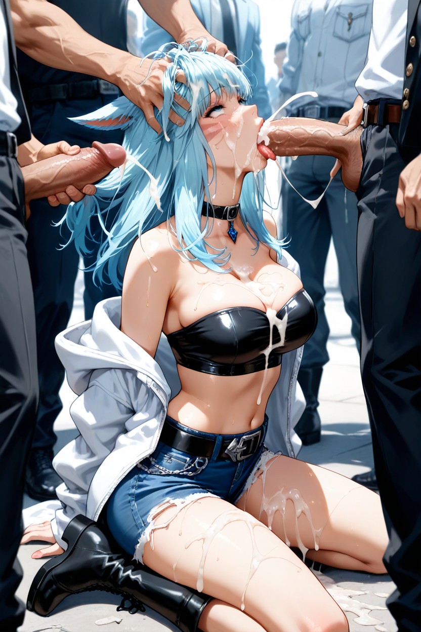Miqo Te From Final Fantasy Xiv, Extrme Deepthroat, Extreme Cum Hentai AI Porn
