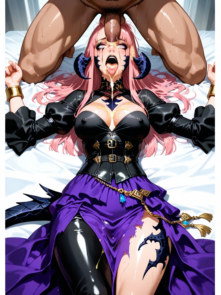 Black Waders, Au Ra Raen From Final Fantasy Xiv, Torn Dress Hentai AI Porn