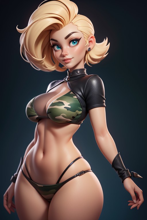 No Hair In The Back Of Head, 25+, Large Breasts Hentai AI Porn