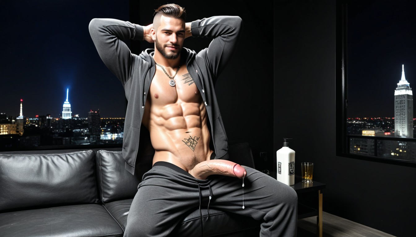 Getting High, 25+, Diamond Necklace AI Gay Porn