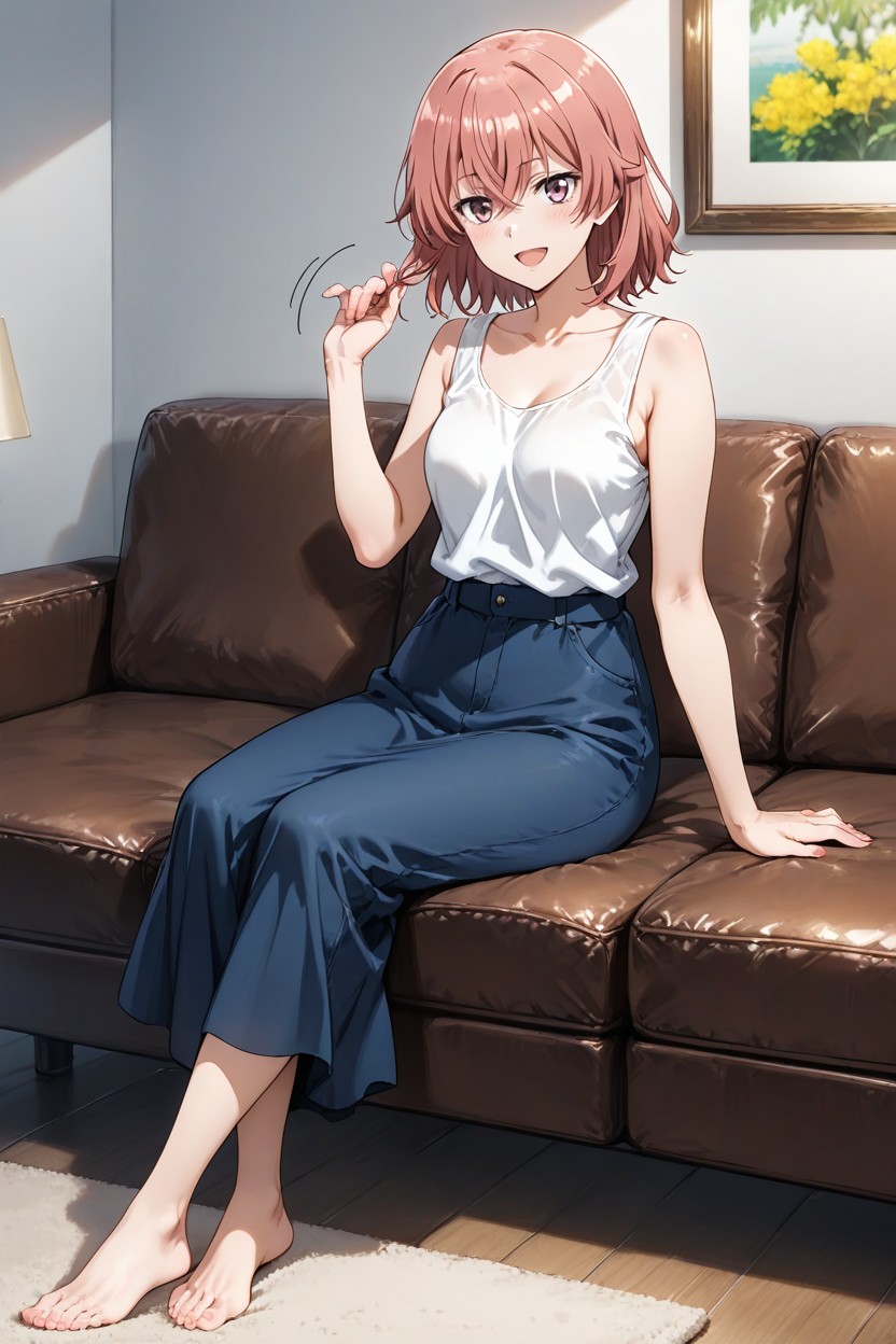 Motion Lines, Redhead, Woman Hentai AI Porn