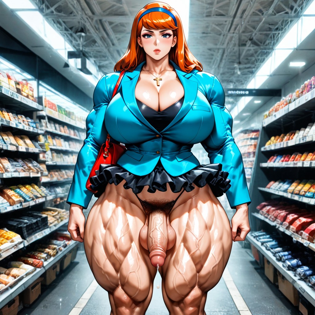 Muscle Shoulders, Ultra Muscular, Foreskin Hentai AI Porn