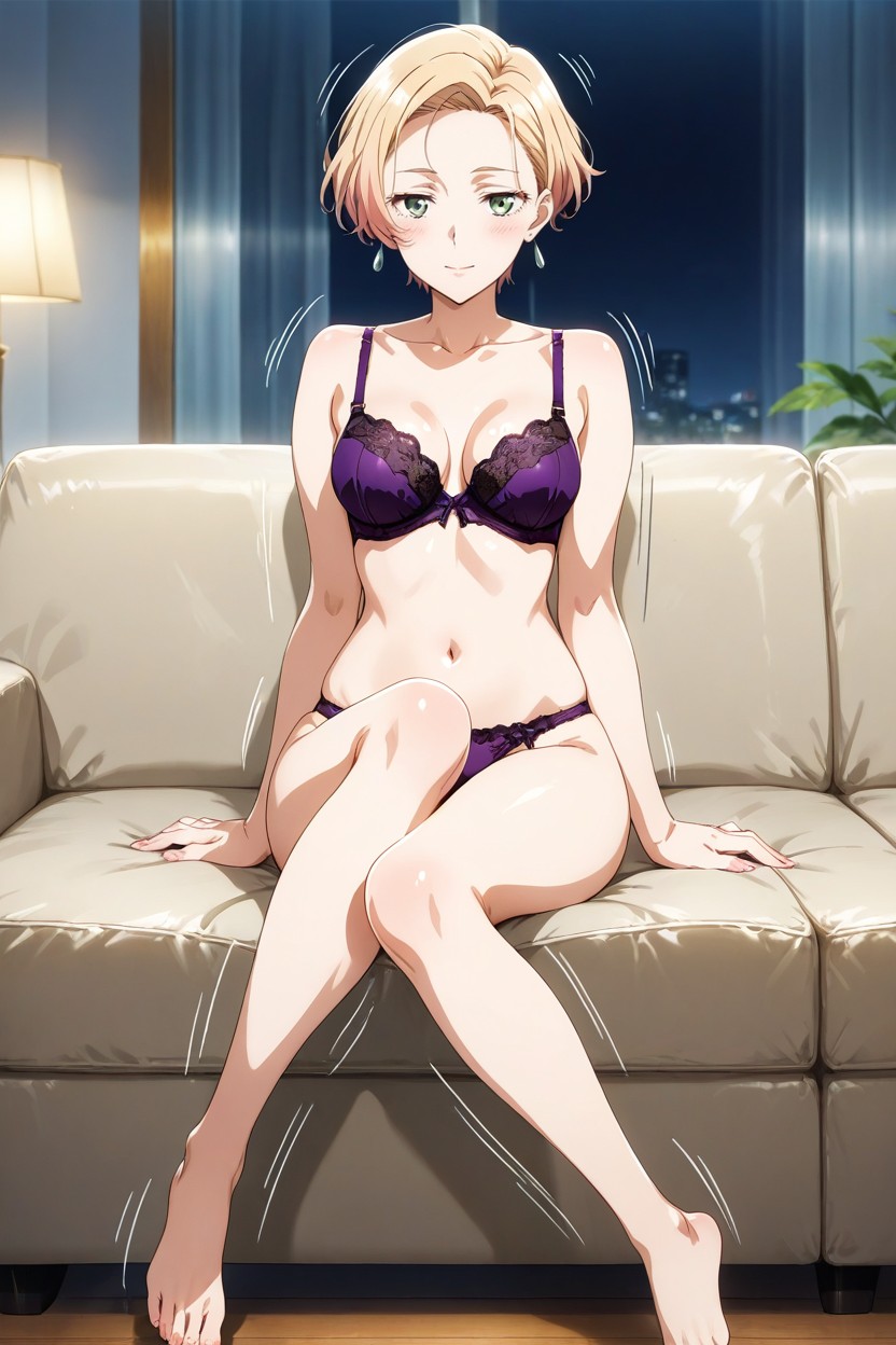 Facing The Viewer, Full Hd, Very Short Hair Hentai AI Porn