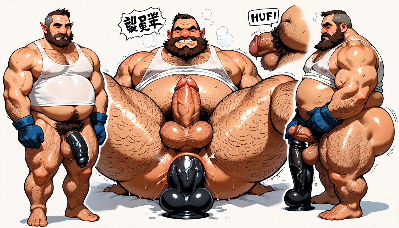 Multiple Views, Big Pec, Leg Hair AI Gay Porn