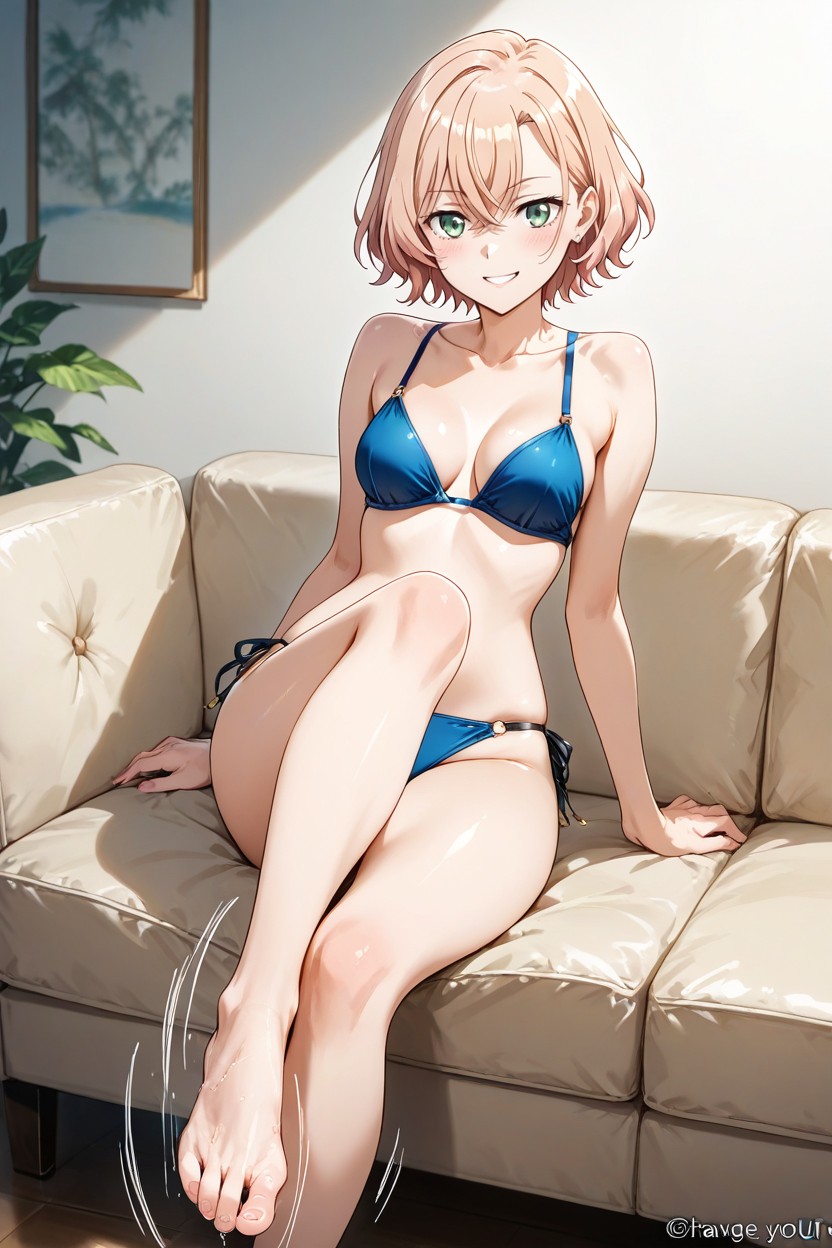 Anime, Bikini, Smiling Hentai IA