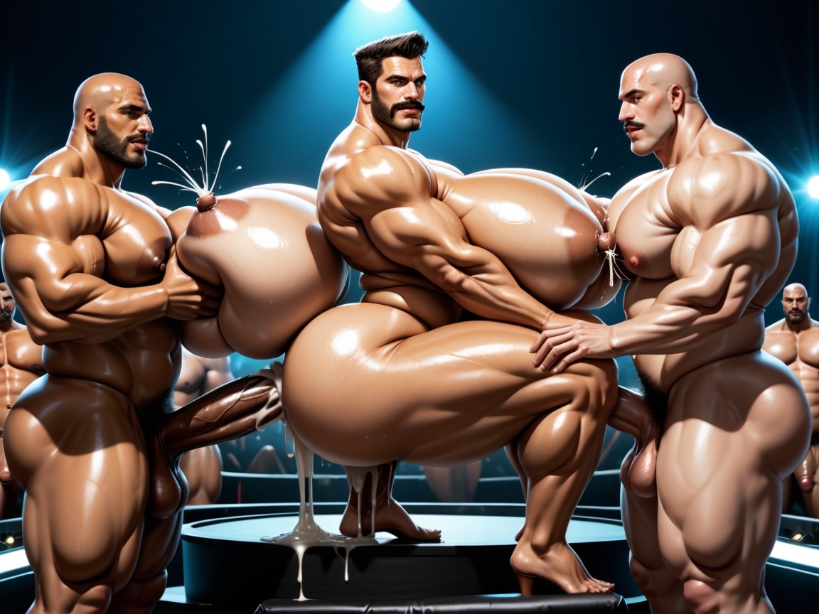 Big Pecs, Mouth Agape, 20+ Porno IA