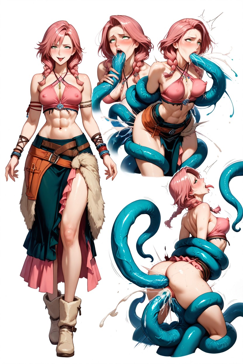 Consistent Outfit, Separeted Layout, Small Ass Hentai AI Porn